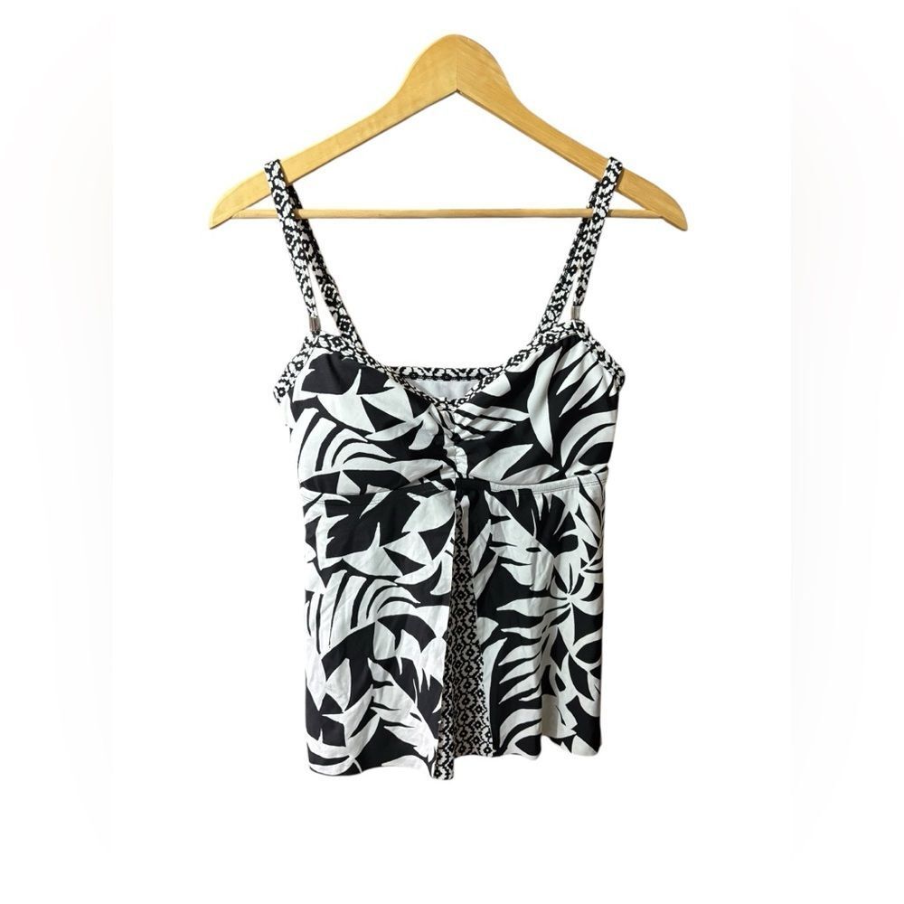 New 24th & Ocean tankini swim top small